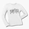Belphegor Band Long Sleeve T-Shirt, Belphegor Logo White Longsleeve Tee Shirt