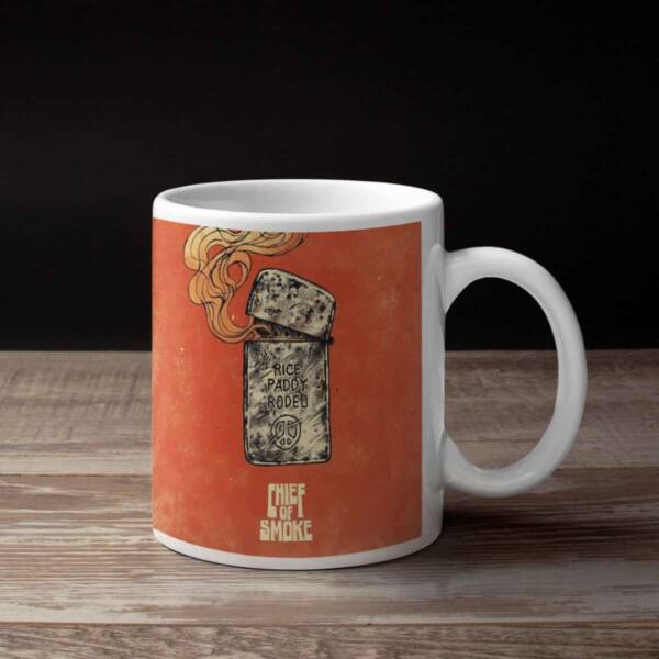 Chief Of Smoke Band Coffee Mug, Chief Of Smoke Rice Paddy Rodeo Mug