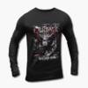 Outrage Band Long Sleeve T-Shirt, Outrage Brutal Human Bastard Black Longsleeve Tee Shirt