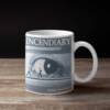 Incendiary Band Coffee Mug, Incendiary Thousand Mile Stare Mug