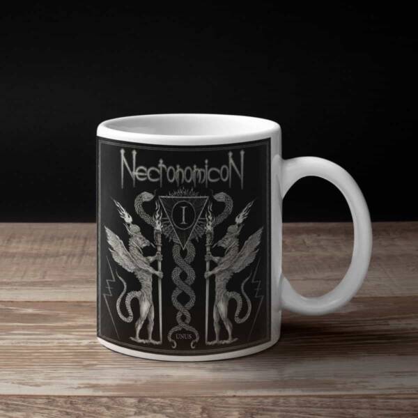 Necronomicon Band Coffee Mug, Necronomicon Unus Mug