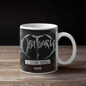 Obituary Band Coffee Mug, Obituary A Dying World Mug