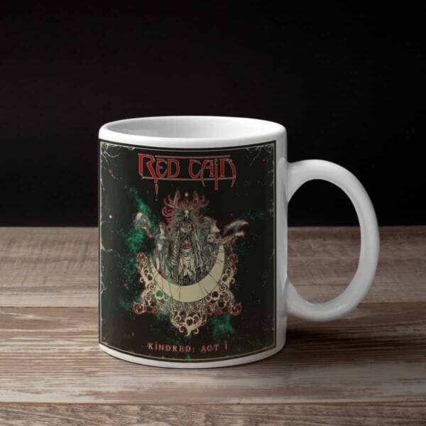 Red Cain Band Coffee Mug, Red Cain Kindred Mug