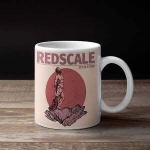 Redscale Band Coffee Mug, Redscale Set In Sone Mug