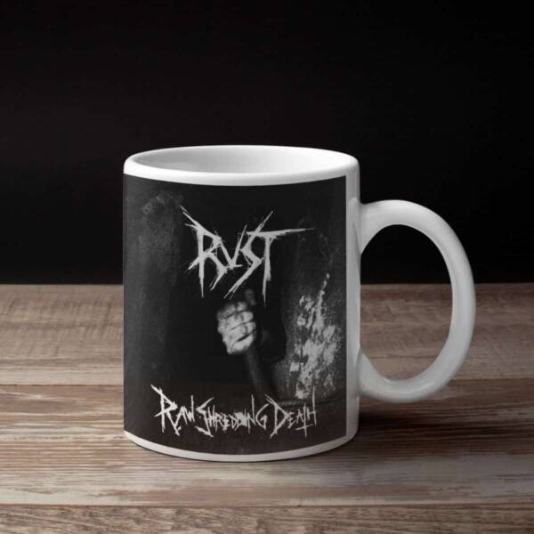 Rust Band Coffee Mug, Rust Raw Shredding Death Mug