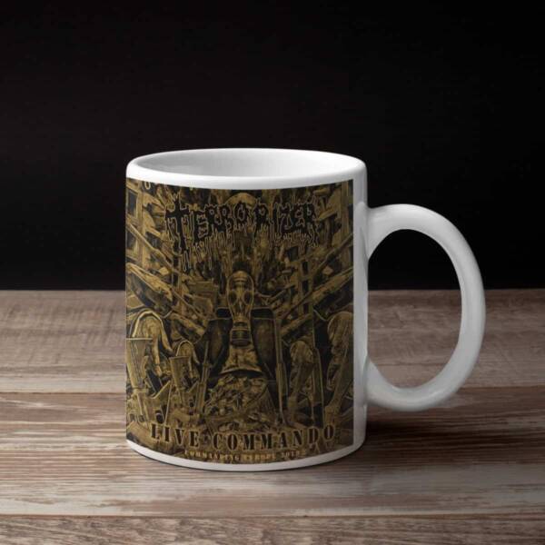 Terrorizer Band Coffee Mug, Terrorizer Live Commando Mug
