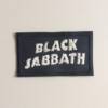 Black Sabbath Band Patch, Black Sabbath Logo Embroidered Silver Patch