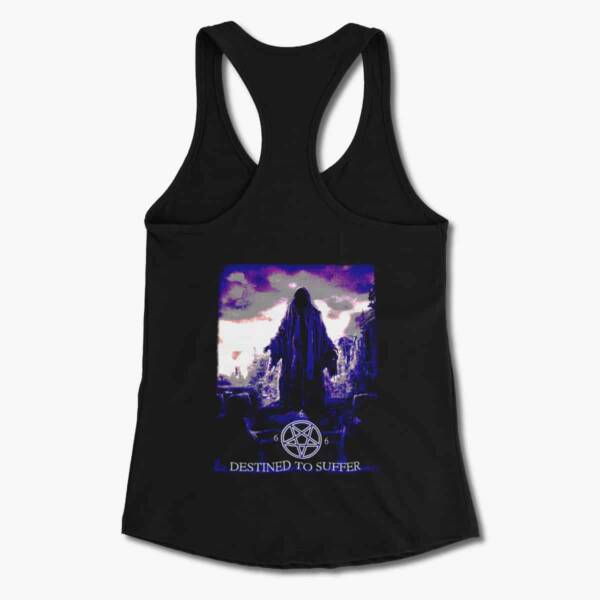Destined to Suffer Band Tank Top, Destined to Suffer Artwork Black Tank Top Shirt, Black Metal Merchandise