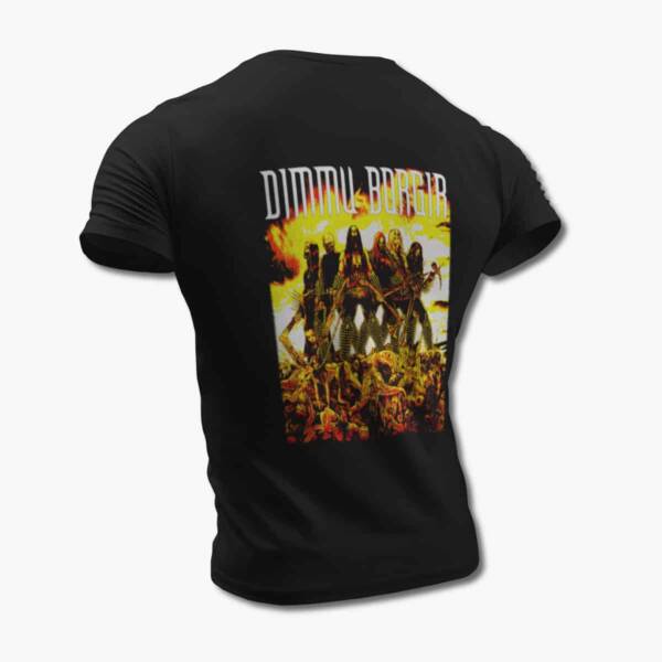 Dimmu Borgir T-Shirt, Dimmu Borgir Logo Black Tee Shirt, Symphonic Black Metal Merchandise
