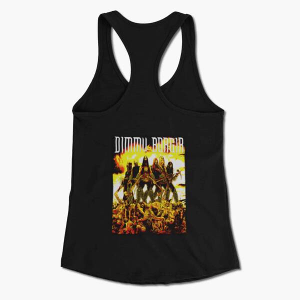 Dimmu Borgir Tank Top, Dimmu Borgir Logo Black Tank Top Shirt, Symphonic Black Metal Merchandise