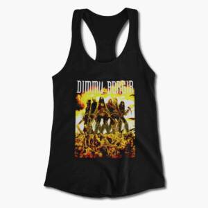 Dimmu Borgir Tank Top, Dimmu Borgir Logo Black Tank Top Shirt, Symphonic Black Metal, Black Metal, Norway, Front