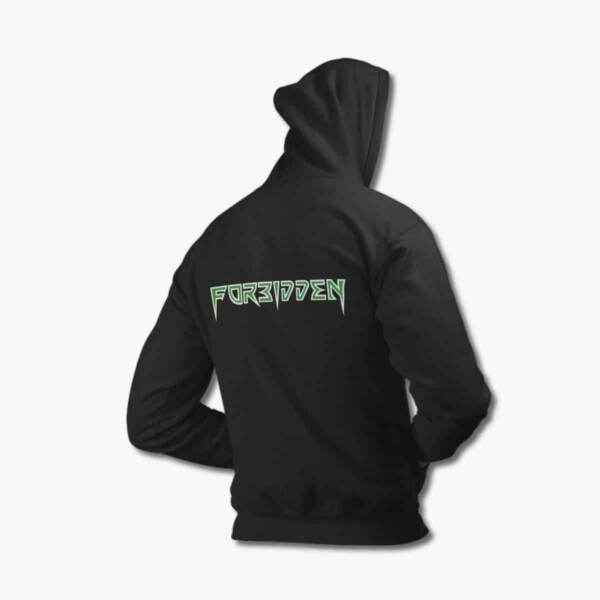 Forbidden Band Hoodie, Forbidden Logo Black Hooded Sweatshirt, Thrash Metal Merchandise