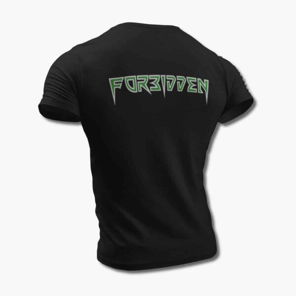 Forbidden Band T-Shirt, Forbidden Logo Black Tee Shirt, Thrash Metal Merchandise