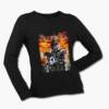 HammerFall Band Long Sleeve T-Shirt, Hammer Fall Built To Last Black Longsleeve Tee Shirt, Power Metal Merchandise