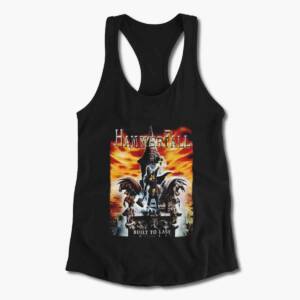 HammerFall Band Tank Top, Hammer Fall Built To Last Black Tank Top Shirt, Power Metal Merchandise