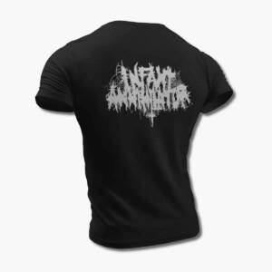 Infant Annihilator Band T-Shirt, Infant Annihilator Logo Black Tee Shirt, Technical Deathcore Merchandise