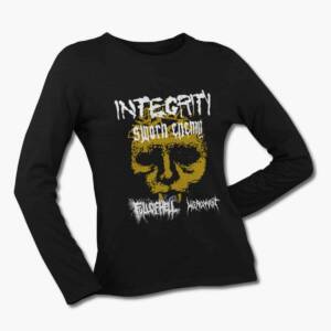 Integrity & Sworn Enemy Band Long Sleeve T-Shirt, Integrity & Sworn Enemy Concert Black Longsleeve Tee Shirt, Metalcore Merchandise