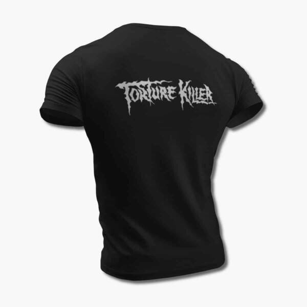 Torture Killer Band T-Shirt, Torture Killer Logo Black Tee Shirt, Death Metal Merchandise
