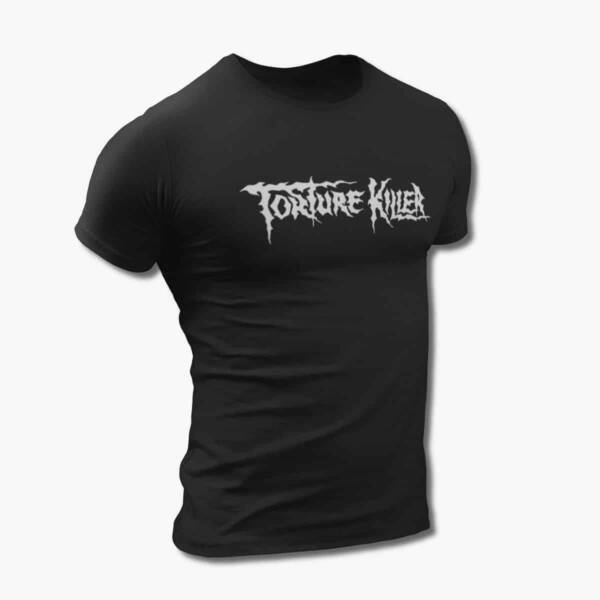 Torture Killer Band T-Shirt, Torture Killer Logo Black Tee Shirt, Death Metal Merchandise