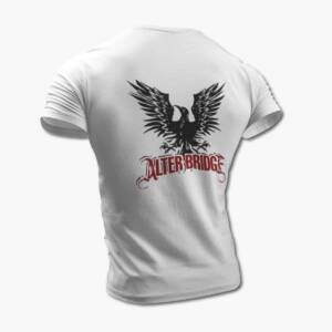 Alter Bridge T-Shirt, Alter Bridge Blackbird White Tee Shirt