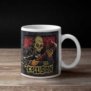 Collision Coffee Mug, Collision A Healthy Dose of Death Mug