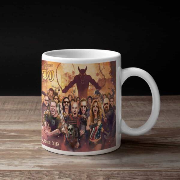 Ronnie James Dio Coffee Mug, Dio This Is Your Life Mug