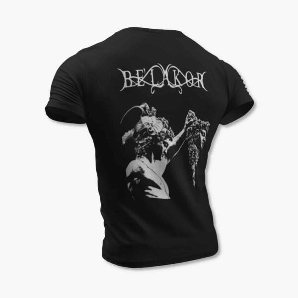 Belakor T-Shirt, Be'lakor Stones Reach Black Tee Shirt, Melodic Death Metal Merchandise, Back
