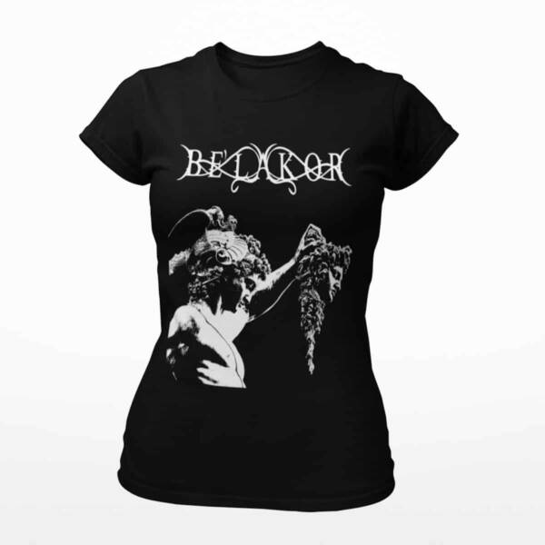Belakor T-Shirt, Be'lakor Stones Reach Black Tee Shirt, Melodic Death Metal Merchandise, Women Front