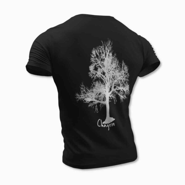Chagrin Band Black T-Shirt, Black Metal Merchandise - Image 3
