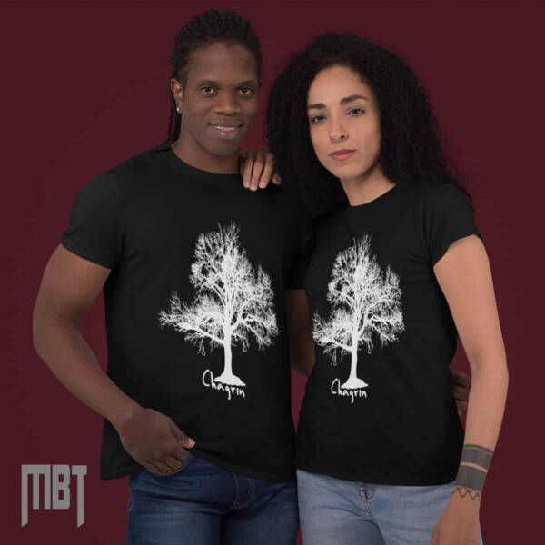 Chagrin Band Black T-Shirt, Black Metal Merchandise