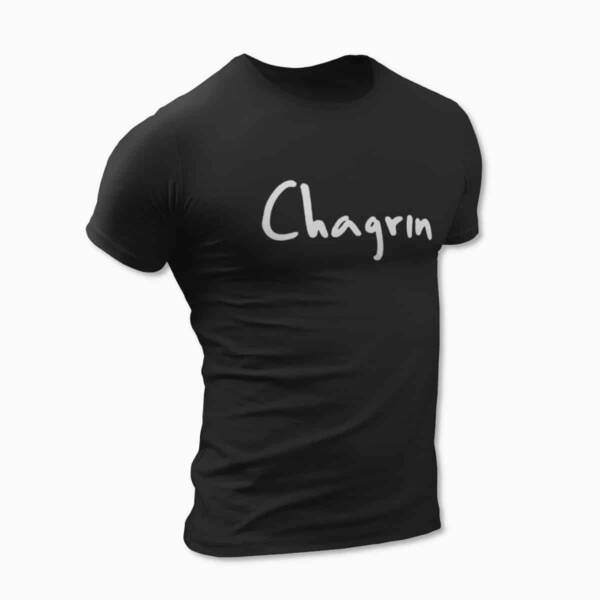 Chagrin Band Logo Black T-Shirt, Black Metal Merchandise