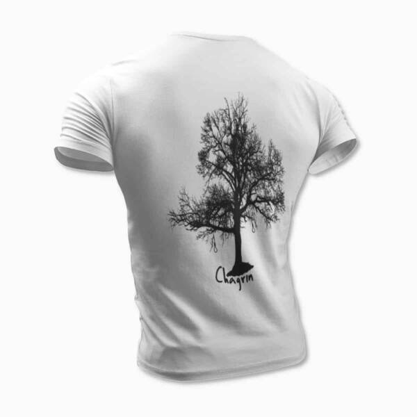 Chagrin Band White T-Shirt, Black Metal Merchandise - Image 3