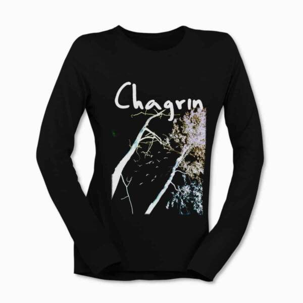 Chagrin Cold Emptiness Black Long Sleeve T-Shirt, Black Metal Merchandise