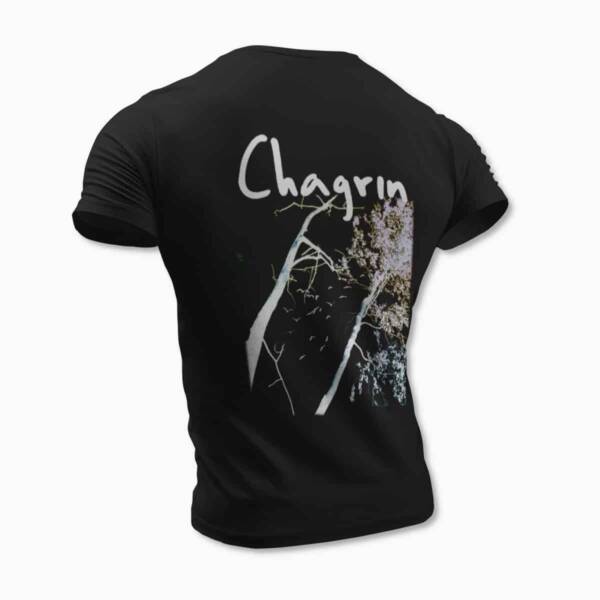 Chagrin Cold Emptiness Black T-Shirt, Black Metal Merchandise - Image 2