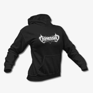 Depressed Hoodie, Depressed Band Logo Black Hoodie, Death Metal Merchandise