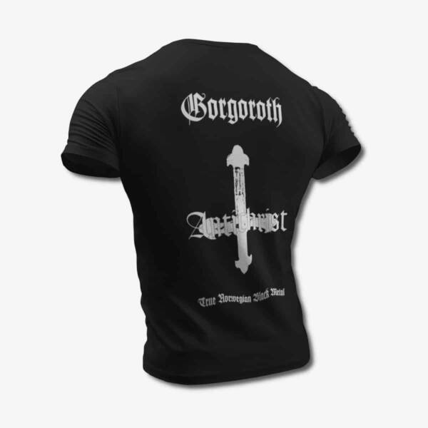 Gorgoroth T-Shirt, Gorgoroth Antichrist Black Tee Shirt, Black Metal Merchandise