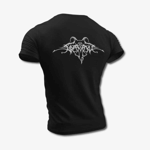 Gravdal T-Shirt, Gravdal Logo Black Tee Shirt, Black Metal Merchandise