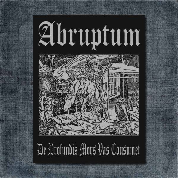 Abruptum Back Patch, Abruptum De Profundis Mors Vas Cousumet Big Back Patch
