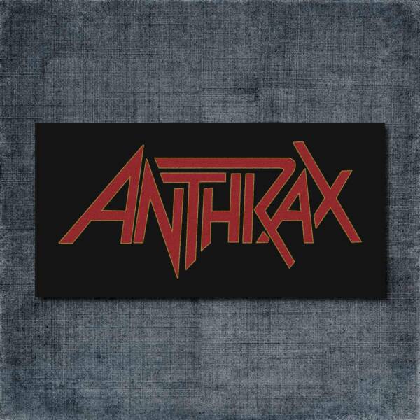 Anthrax Back Patch, Anthrax Logo Big Back Patch