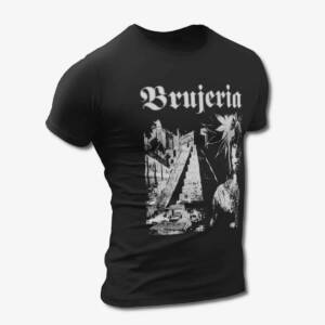 Brujeria T-Shirt, Brujeria Pocho Aztlan Black Tee Shirt, Death Metal Merchandise