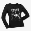 Cancer Long Sleeve T-Shirt, Cancer Shadow Gripped Black Longsleeve Tee Shirt, Death Metal Merchandise