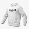 Hellbringer Hoodie, Hellbringer Band Logo White Hoodie, Thrash Metal Merchandise