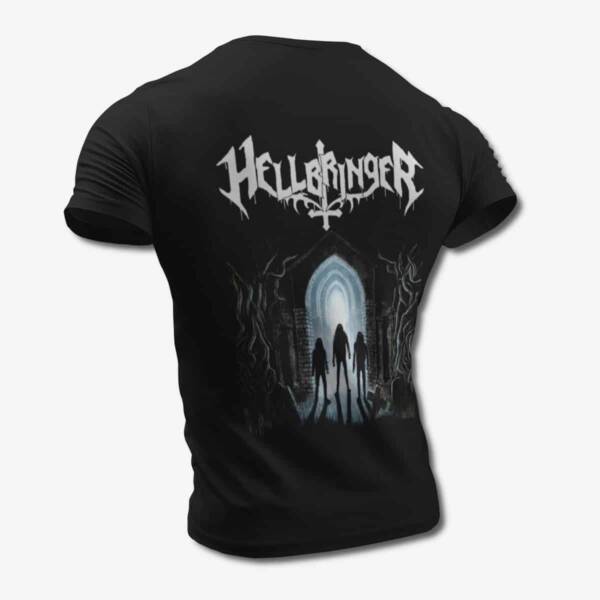 Hellbringer T-Shirt, Hellbringer Horror from the Grave Black Tee Shirt, Thrash Metal Merchandise