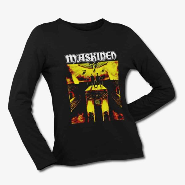 Maskinen Long Sleeve T-Shirt, Maskinen Stora Fötter Stora Skor Black LongSleeve Tee Shirt