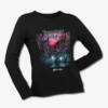 Nekrokraft Long Sleeve T-Shirt, Nekrokraft Will o' Wisp Black LongSleeve Tee Shirt, Black Metal Merchandise