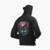 Nekrokraft Zip Up Hoodie, Nekrokraft Will o' Wisp Black Zip Hoodie, Black Metal Merchandise