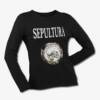 Sepultura Long Sleeve T-Shirt, Sepultura Quadra Black Longsleeve Tee Shirt, Thrash Metal Merchandise