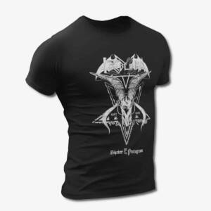 Treblinka T-Shirt, Treblinka Shrine Of The Pentagram Black Tee Shirt, Black Metal Merchandise