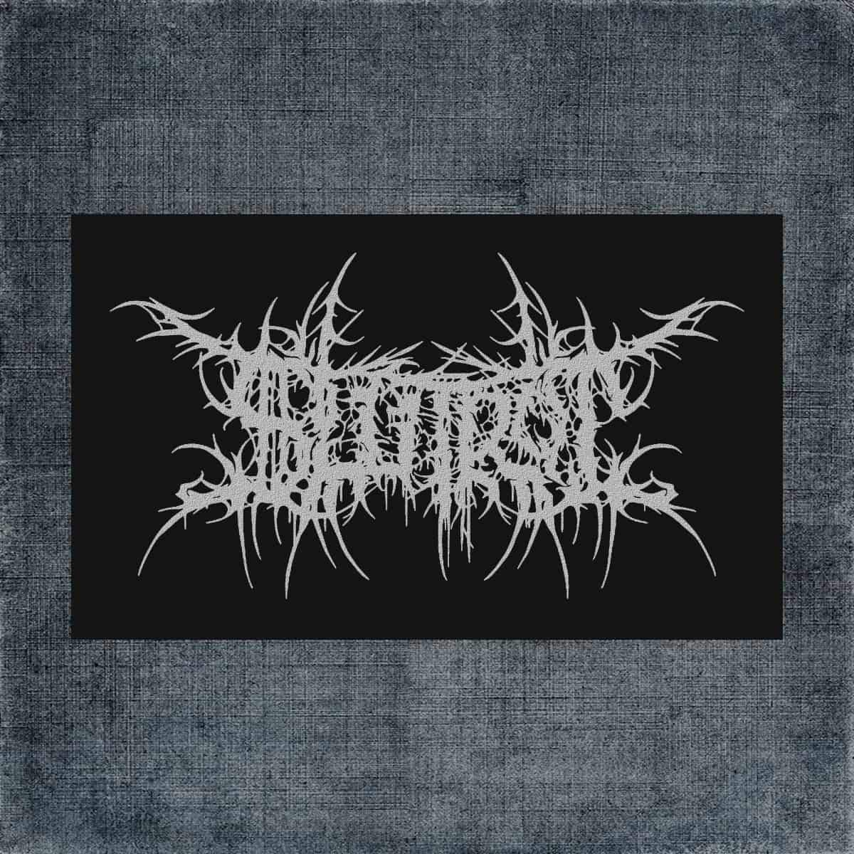 $lutrot Back Patch, Slutrot Logo Big Back Patch