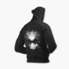 Abbath Zip Up Hoodie, Abbath Outstrider Artwork Black Zip Hoodie, Black Metal Merchandise